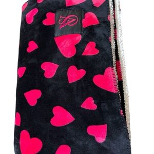 Victoria's Secret Black and Pink Blanket